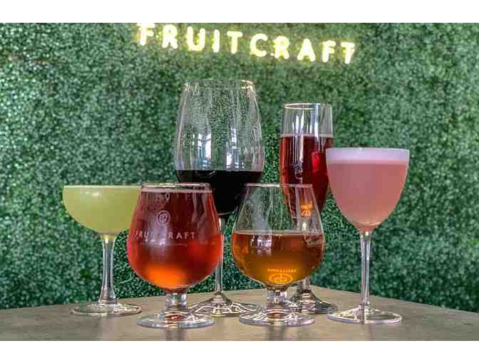FruitCraft Fermentary and Distillery Tasting flights for 6-10 friends
