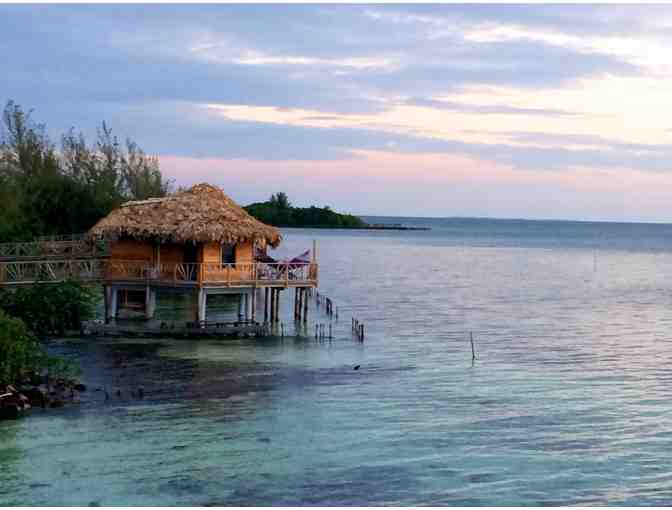 5 Night Stay in an Overwater Bungalow at Private Island Thatch Caye for 2 People - Photo 1
