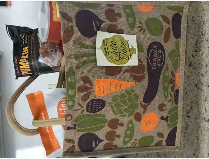 Trader Joe's Reusable Grocery Bag and Groceries
