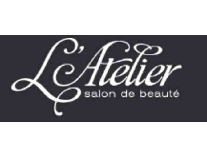 L'Atelier Salon: $100 salon service with Taylor