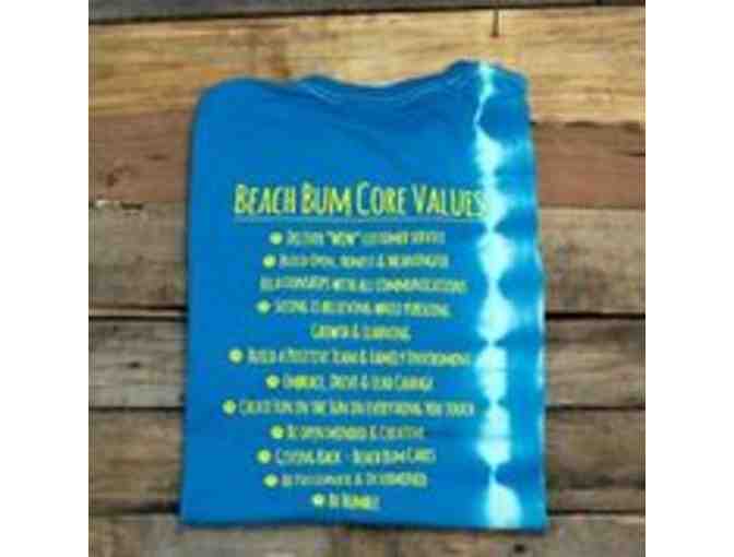 'I Need a Beach Bum Vacation' Tie Dye T Shirt w/extra beach bum goodies