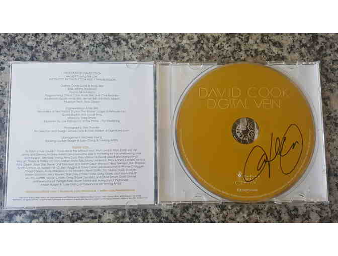 Autographed David Cook CD