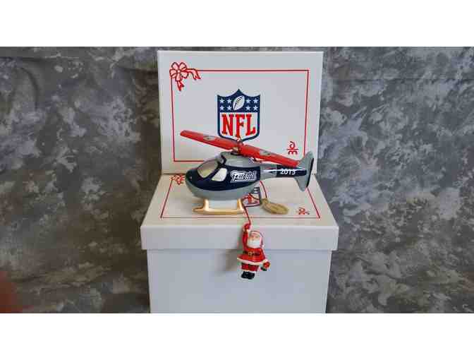 4 Limited Edition Danbury Mint New England Patriots Ornaments
