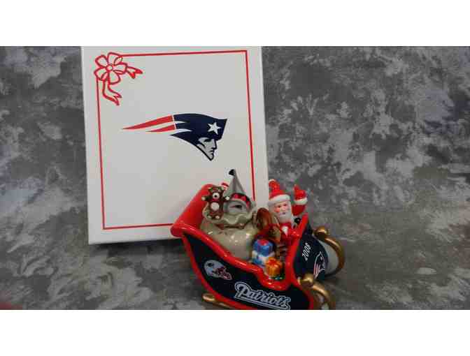 4 Limited Edition Danbury Mint New England Patriots Ornaments