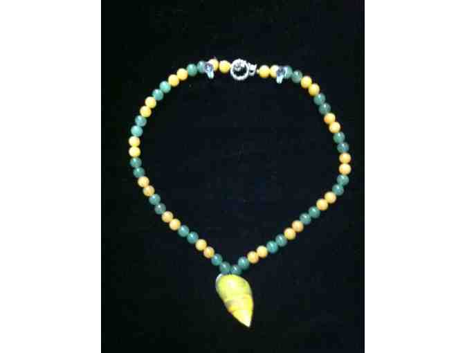 Natural Stone Bead Necklace