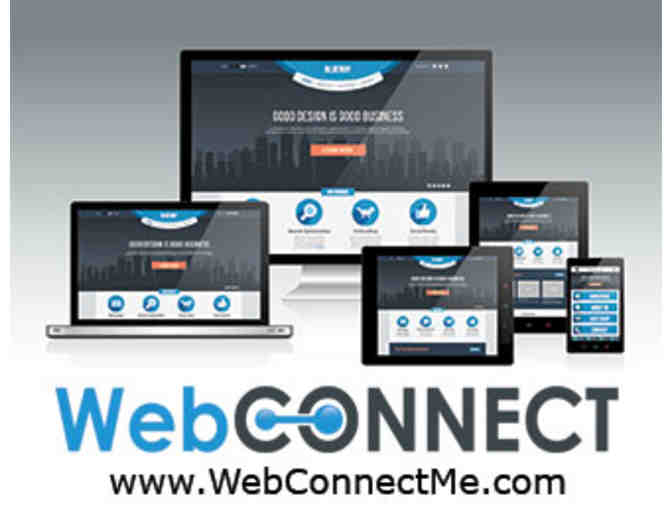 Complete Custom Website with 1 year managed Hosting from WebConnect - Photo 1