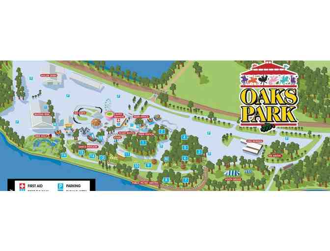 4 pack $25 Gift Cards to Oaks Amusement Park Portland Oregon