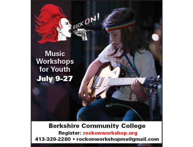 One Week Full Scholarship to Rock On! Workshop for Young Musicians