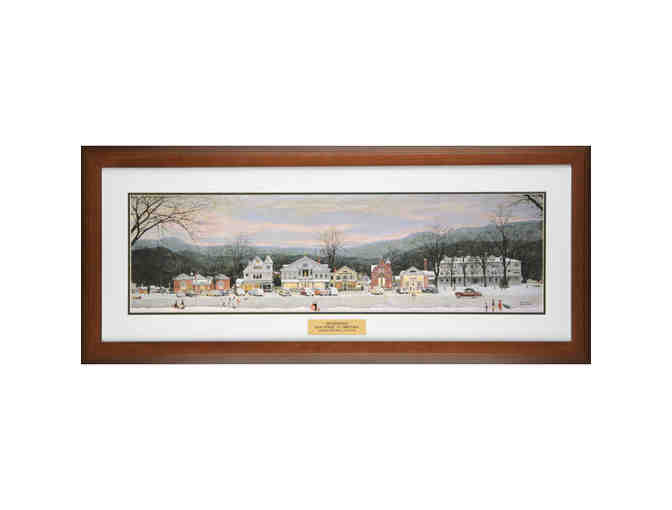 Framed Print of Norman Rockwell's Home for Christmas