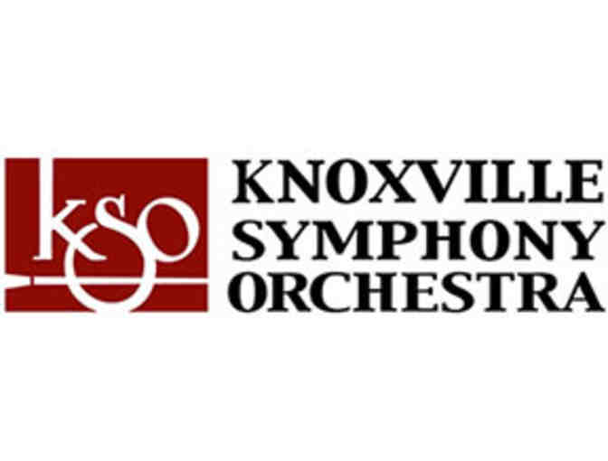 Knoxville Symphony Orchestra pair of tickets
