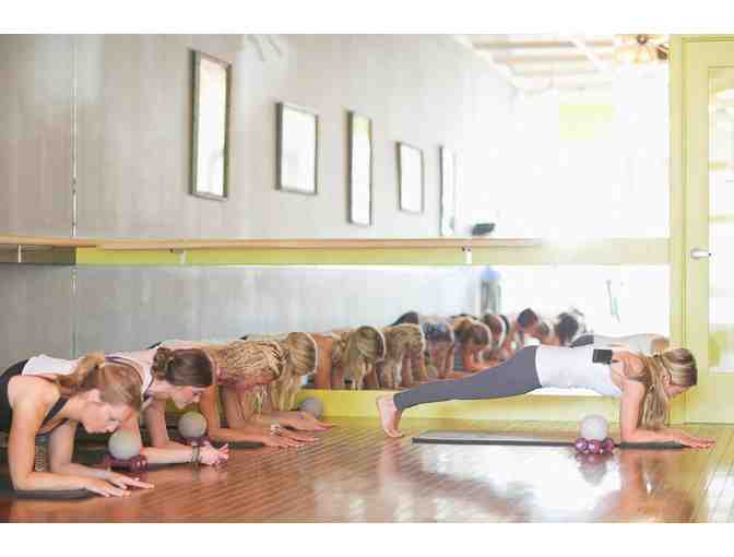Neighborhood Barre three months of unlimited classes with childcare