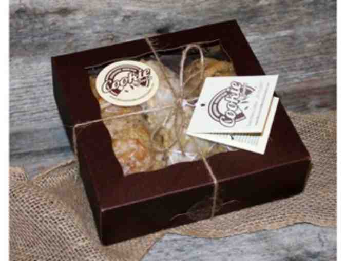 Moonshine Mountain Cookie Company dozen boxed cookies and T-shirt