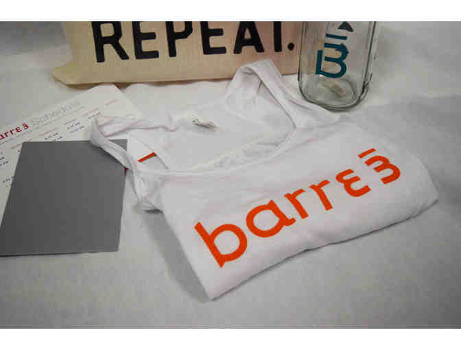 Barre3 Knoxville swag bag and four-class pack