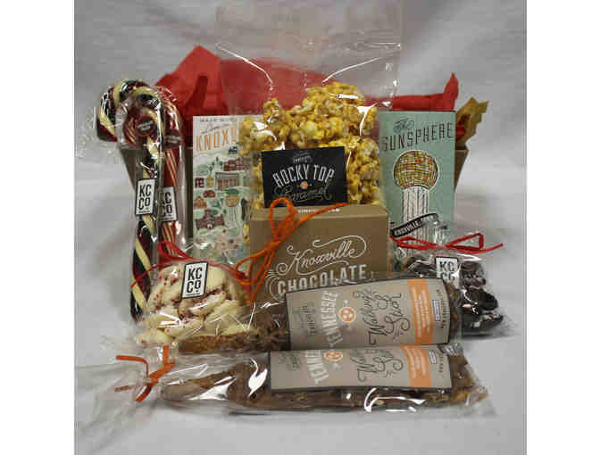 Knoxville Chocolate Company gift basket and chocolate for a year