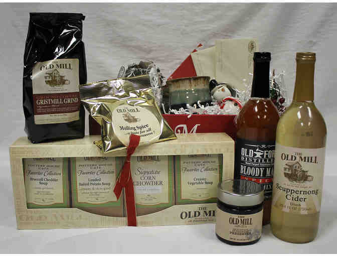 The Old Mill gift basket and two-night cabin stay