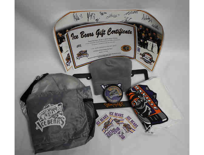 Knoxville Ice Bears | Fan Basket with Tickets and Signed Poster
