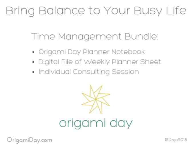 Origami Day | Time Management Bundle