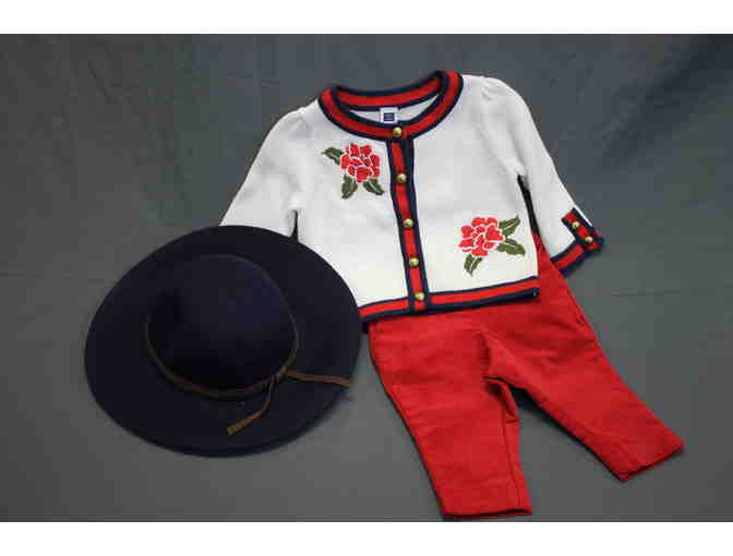 Janie and Jack Infant Outfit with Hat - Photo 1