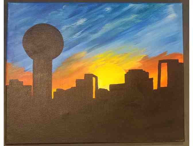 Painting with a Twist | Knoxville Skyline Painting