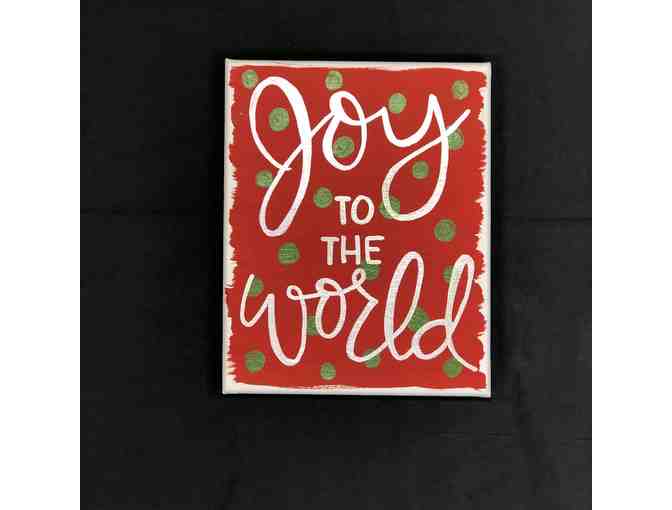 KL Designs & Canvases | Joy to the World Canvas
