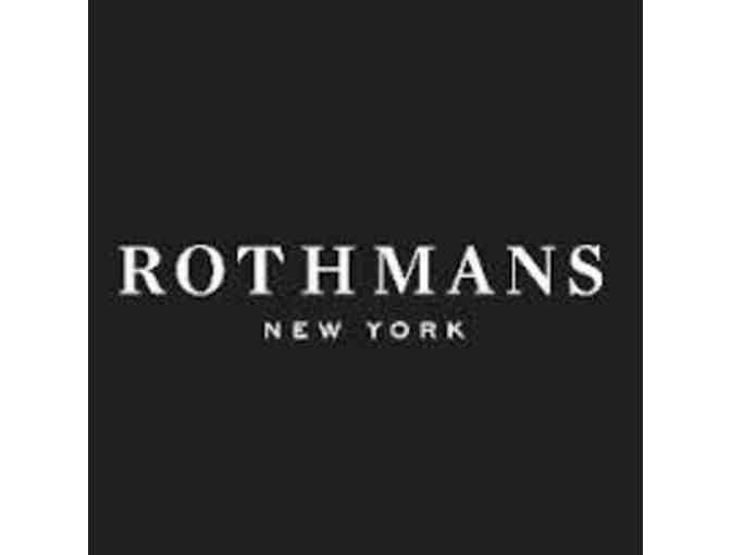 Rothmans Menswear: $100 gift card - Photo 1