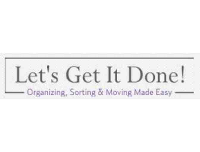 3 Hours of Organization Strategies for Your Home, Office, or Move from Let's Get It Done!