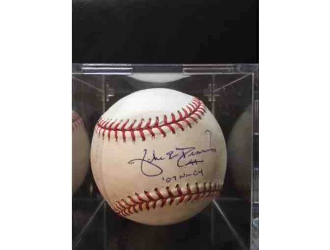 Autographed Baseball by Jake Peavy, 2007 NL Cy Young Award Winner