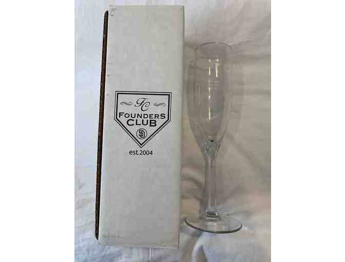PETCO PARK (SAN DIEGO) OPENING DAY FOUNDERS CLUB CHAMPAGNE FLUTE