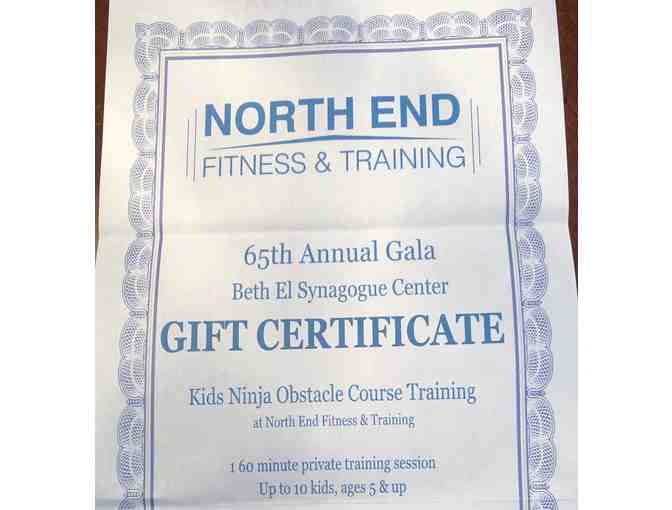 Gift Certificate - Kids Ninja Obstacle Course Training at North End Fitness & Training