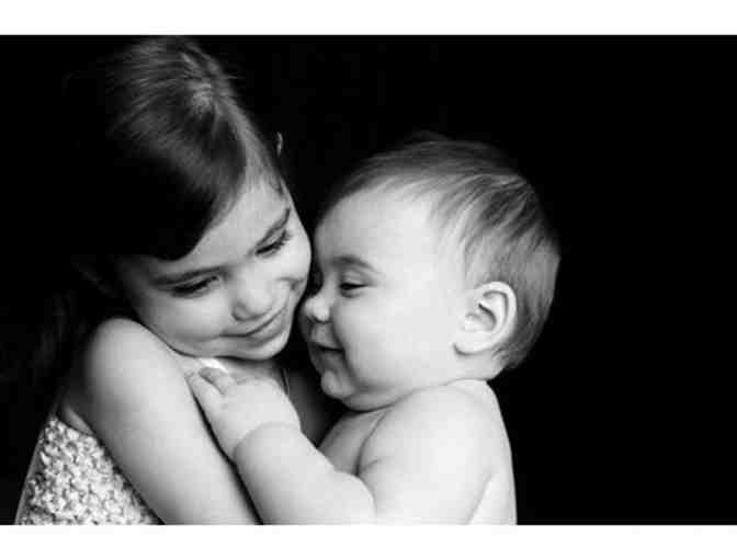 Classic Kids Photography: Full Family Shoot and 8x10 B&W Archival Print