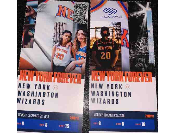 Knicks  vs Wizards  (Section 8, Row 8) Two Seats December 23rd - Photo 1