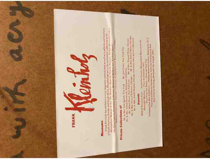 'Lovers in the Garden' by Frank Kleinholz 1969 Signed