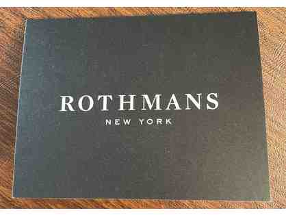 Rothmans NY Gift Certificate