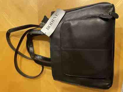 Rodine Genuine Leather Black Handbag