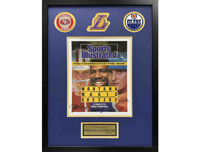 A Tribute to Three Champions Limited Edition 11 X 14 Sports Illustrated Cover Display - Photo 1