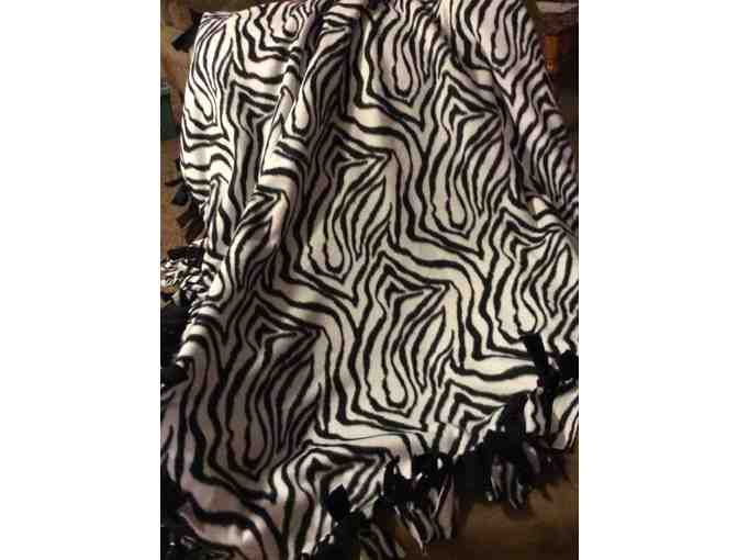 Children's Zebra Fleece Blanket 56' x 60'