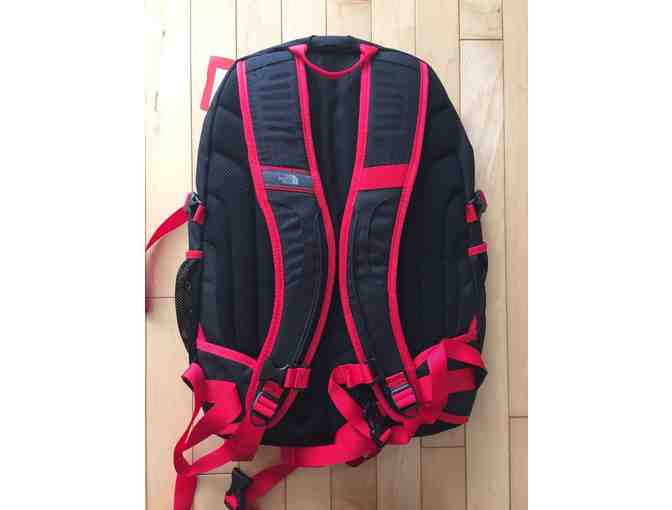 North Face Rainer Red White Backpack