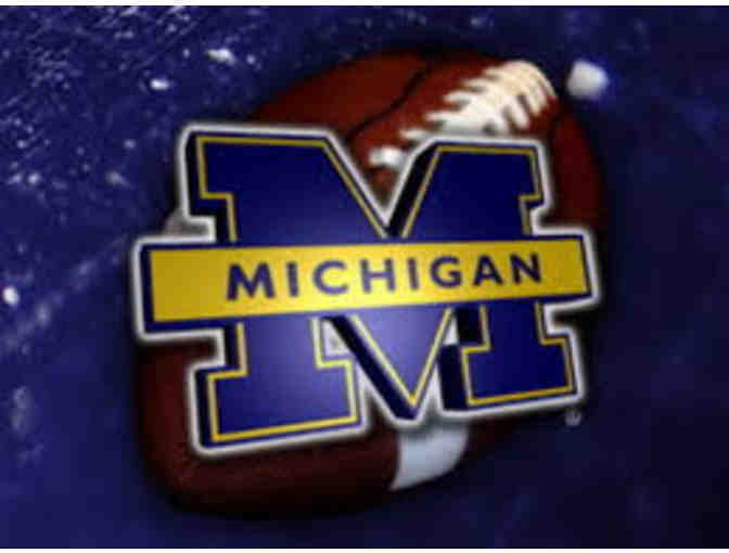 U of M Autographed Football and 2 Tickets to U of M vs Hawaii Football Game September 3rd