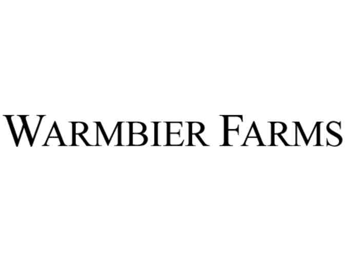 Warmbier Farms $30 Gift Certificate