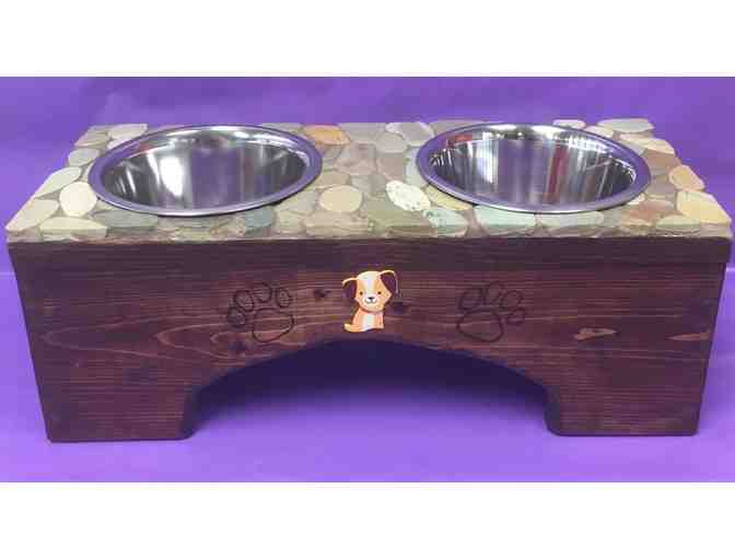 Hungry Hounds Elevated Dog Dish (7' W x 18' L)