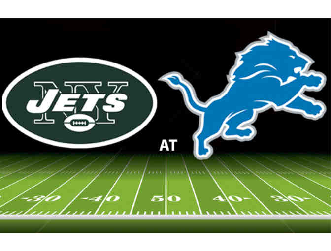 4- Detroit Lions Preseason Tickets August 19th vs New York Jets Lower Level Sideline - Photo 1
