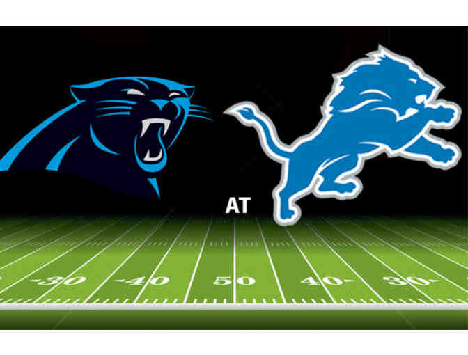 3- Detroit Lions Tickets October 8 vs Carolina Panthers Lower Level Sideline - Photo 1