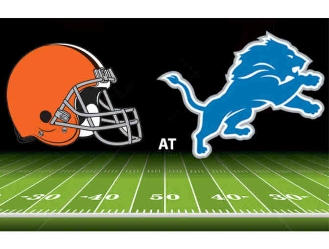 4- Detroit Lions Tickets November 12 vs Cleveland Browns Lower Level Sideline - Photo 1
