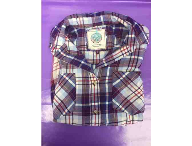 Bleach Dipped Flannel Shirt