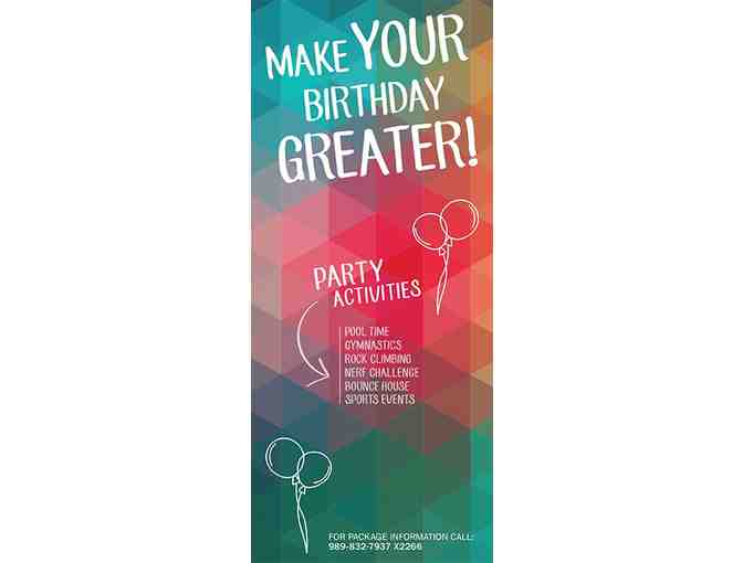Midland Community Center Birthday Package