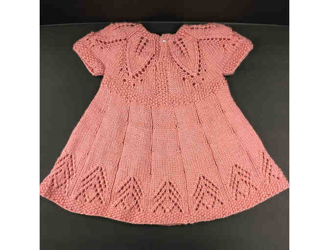Pink Knit Infant Dress
