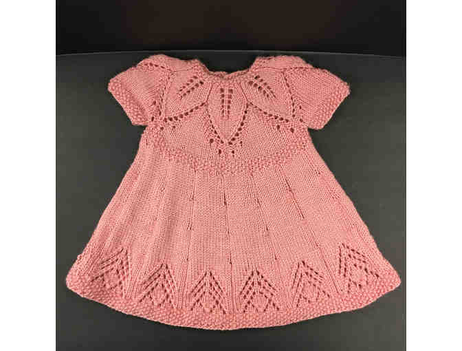 Pink Knit Infant Dress