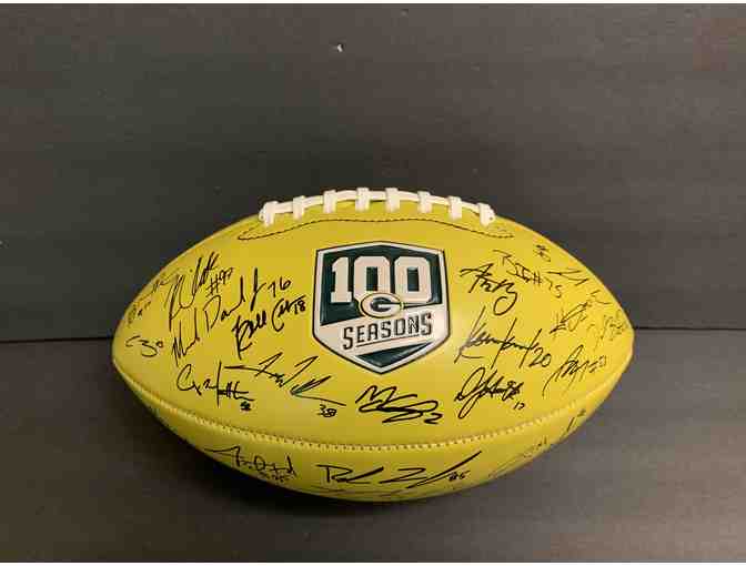 Green Bay Packers 2018 Squad Autographed Football