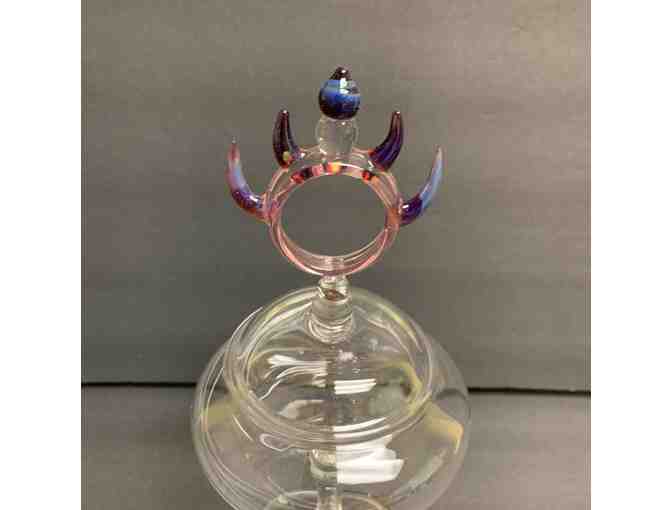 Handblown Clear Glass Vase