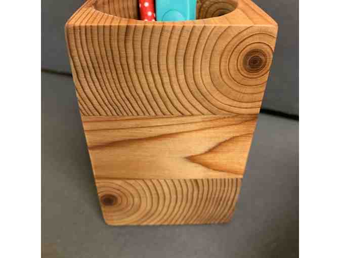 One-of-a-Kind Hardwood Pen Holders